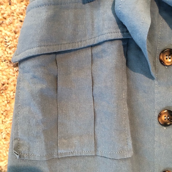 Linen Button Down Dress “At First Glance” - Picture 6 of 8